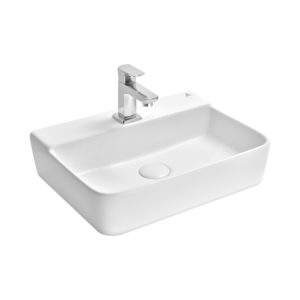 D shape table top basin