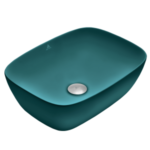 Peacock color wash basin